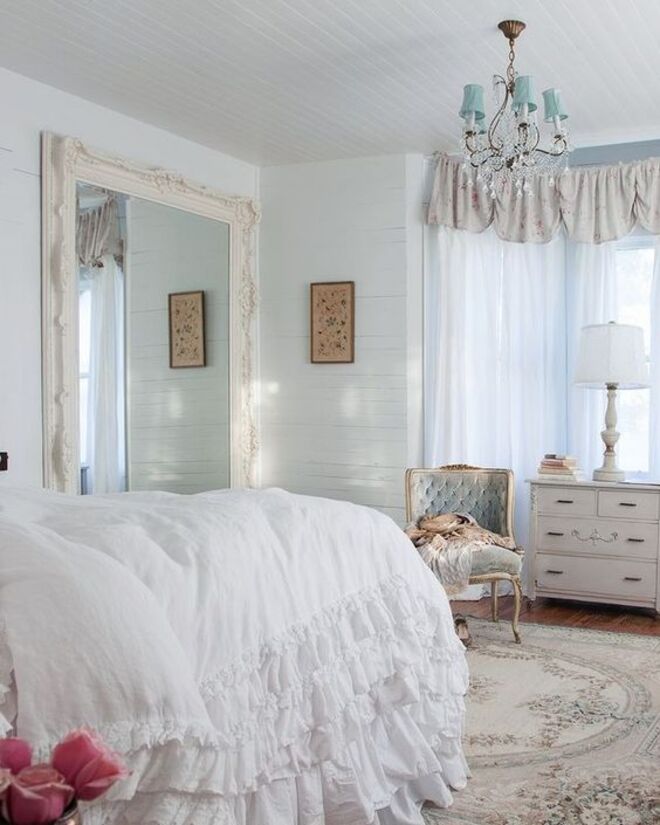 Dormitorio decorado estilo Shabby Chic